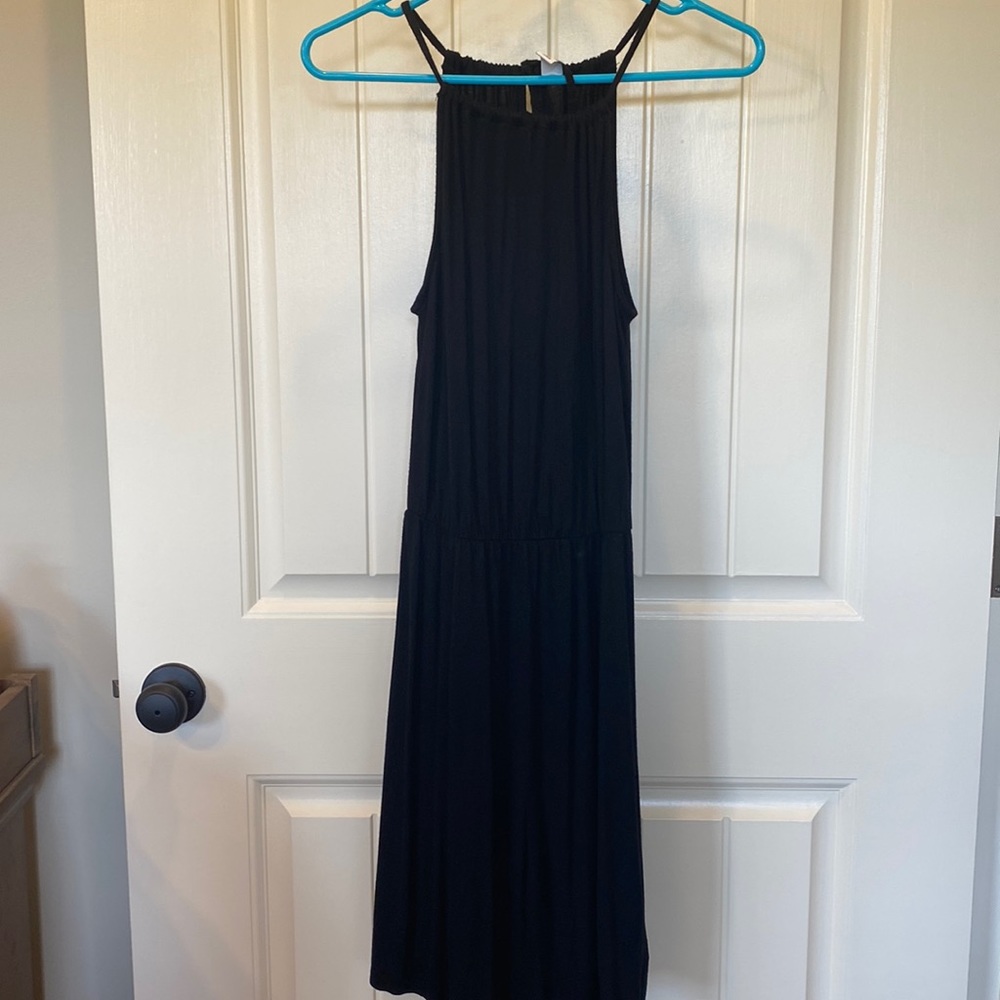 Set of 2 Old Navy Sun Dresses  Black and Red with Sailboats